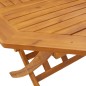 vidaXL Set de comedor de jardín plegable 5 pzas madera maciza acacia vidaXL Set de comedor de jardín plegable 5 pzas madera maciza acacia
