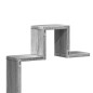 vidaXL Estantería pared madera ingeniería gris Sonoma 104,5x10x43 cm vidaXL Estantería pared madera ingeniería gris Sonoma 104,5x10x43 cm