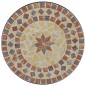 vidaXL Juego de bistró de mosaico de hierro cerámica terracota blanco vidaXL Juego de bistró de mosaico de hierro cerámica terracota blanco