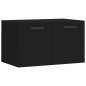 vidaXL Armario de pared madera de ingeniería negro 60x36,5x35 cm vidaXL Armario de pared madera de ingeniería negro 60x36,5x35 cm