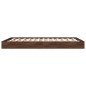 vidaXL Estructura de cama madera de ingeniería marrón roble 120x200 cm vidaXL Estructura de cama madera de ingeniería marrón roble 120x200 cm