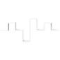 vidaXL Estantería de pared madera de ingeniería blanco 104,5x10x43 cm vidaXL Estantería de pared madera de ingeniería blanco 104,5x10x43 cm