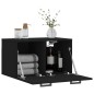 vidaXL Armario de pared madera de ingeniería negro 60x36,5x35 cm vidaXL Armario de pared madera de ingeniería negro 60x36,5x35 cm