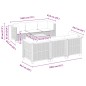 vidaXL Set de sofás de jardín 7 pzas con cojines ratán sintético gris vidaXL Set de sofás de jardín 7 pzas con cojines ratán sintético gris