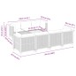 vidaXL Set de sofás de jardín 8 pzas y cojines ratán sintético gris vidaXL Set de sofás de jardín 8 pzas y cojines ratán sintético gris