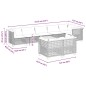 vidaXL Set de sofás de jardín 8 piezas y cojines ratán sintético negro vidaXL Set de sofás de jardín 8 piezas y cojines ratán sintético negro