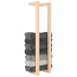 vidaXL Toallero de madera maciza de pino 23x18x90 cm vidaXL Toallero de madera maciza de pino 23x18x90 cm