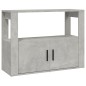 vidaXL Aparador de madera contrachapada gris hormigón 80x30x60 cm vidaXL Aparador de madera contrachapada gris hormigón 80x30x60 cm