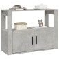 vidaXL Aparador de madera contrachapada gris hormigón 80x30x60 cm vidaXL Aparador de madera contrachapada gris hormigón 80x30x60 cm