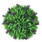 Juego de 2 bolas de boj artificial con lavanda 30 cm Juego de 2 bolas de boj artificial con lavanda 30 cm
