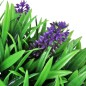 Juego de 2 bolas de boj artificial con lavanda 30 cm Juego de 2 bolas de boj artificial con lavanda 30 cm