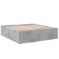 vidaXL Estructura de cama madera de ingeniería gris hormigón 180x200cm vidaXL Estructura de cama madera de ingeniería gris hormigón 180x200cm