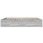 vidaXL Estructura de cama madera de ingeniería gris Sonoma 200x200 cm vidaXL Estructura de cama madera de ingeniería gris Sonoma 200x200 cm