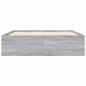 vidaXL Estructura de cama madera de ingeniería gris Sonoma 180x200 cm vidaXL Estructura de cama madera de ingeniería gris Sonoma 180x200 cm