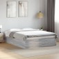 vidaXL Estructura de cama madera de ingeniería gris Sonoma 140x190 cm vidaXL Estructura de cama madera de ingeniería gris Sonoma 140x190 cm