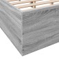 vidaXL Estructura de cama madera de ingeniería gris Sonoma 140x190 cm vidaXL Estructura de cama madera de ingeniería gris Sonoma 140x190 cm