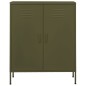 vidaXL Armario de almacenamiento acero verde oliva 80x35x101,5 cm vidaXL Armario de almacenamiento acero verde oliva 80x35x101,5 cm