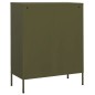 vidaXL Armario de almacenamiento acero verde oliva 80x35x101,5 cm vidaXL Armario de almacenamiento acero verde oliva 80x35x101,5 cm