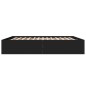 vidaXL Estructura de cama madera de ingeniería negra 200x200 cm vidaXL Estructura de cama madera de ingeniería negra 200x200 cm