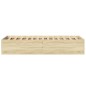 vidaXL Estructura de cama madera de ingeniería roble Sonoma 90x190 cm vidaXL Estructura de cama madera de ingeniería roble Sonoma 90x190 cm