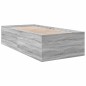 vidaXL Estructura de cama madera de ingeniería gris Sonoma 90x200 cm vidaXL Estructura de cama madera de ingeniería gris Sonoma 90x200 cm