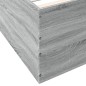 vidaXL Estructura de cama madera de ingeniería gris Sonoma 90x200 cm vidaXL Estructura de cama madera de ingeniería gris Sonoma 90x200 cm