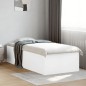 vidaXL Estructura de cama madera de ingeniería blanca 90x190 cm vidaXL Estructura de cama madera de ingeniería blanca 90x190 cm
