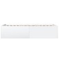 vidaXL Estructura de cama madera de ingeniería blanca 90x190 cm vidaXL Estructura de cama madera de ingeniería blanca 90x190 cm