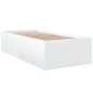 vidaXL Estructura de cama madera de ingeniería blanca 90x190 cm vidaXL Estructura de cama madera de ingeniería blanca 90x190 cm