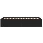 vidaXL Estructura de cama madera de ingeniería negra 100x200 cm vidaXL Estructura de cama madera de ingeniería negra 100x200 cm