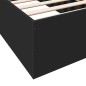 vidaXL Estructura de cama madera de ingeniería negra 100x200 cm vidaXL Estructura de cama madera de ingeniería negra 100x200 cm
