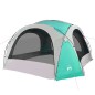 vidaXL Tienda de fiesta impermeable verde