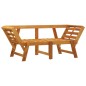 vidaXL Banco de jardín con cojines 2 en 1 madera maciza de acacia vidaXL Banco de jardín con cojines 2 en 1 madera maciza de acacia