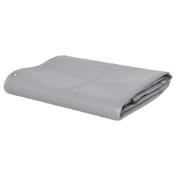 vidaXL Lona 650 g/m² 4x8 m gris