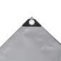 vidaXL Lona 650 g/m² 4x8 m gris vidaXL Lona 650 g/m² 4x8 m gris