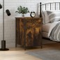 vidaXL Mesita de noche madera contrachapada roble ahumado 40x42x60 cm vidaXL Mesita de noche madera contrachapada roble ahumado 40x42x60 cm