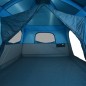 vidaXL Tienda de campaña familiar para 10 personas impermeable azul