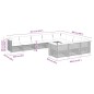 vidaXL Set de sofás de jardín 10 pzas cojines ratán sintético negro vidaXL Set de sofás de jardín 10 pzas cojines ratán sintético negro