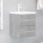 vidaXL Armario para lavabo madera contrachapada gris 41x38,5x48 cm vidaXL Armario para lavabo madera contrachapada gris 41x38,5x48 cm