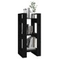 vidaXL Estantería/divisor de espacios madera pino negro 41x35x91 cm