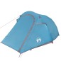vidaXL Tienda de campaña túnel para 2 personas impermeable azul