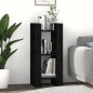 vidaXL Estantería/divisor de espacios madera pino negro 41x35x91 cm