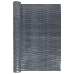 vidaXL Toldo para balcón ratán sintético gris antracita 400x90 cm