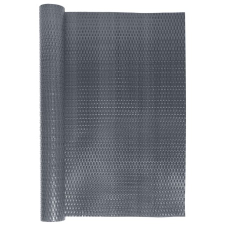 vidaXL Toldo para balcón ratán sintético gris antracita 400x90 cm