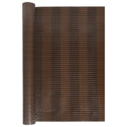 vidaXL Toldo para balcón ratán sintético marrón y negro 300x90 cm