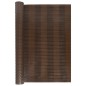 vidaXL Toldo para balcón ratán sintético marrón y negro 300x90 cm vidaXL Toldo para balcón ratán sintético marrón y negro 300x90 cm