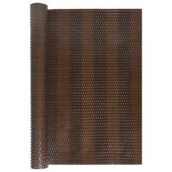 vidaXL Toldo para balcón ratán sintético marrón y negro 400x80 cm