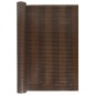 vidaXL Toldo para balcón ratán sintético marrón y negro 1000x100 cm vidaXL Toldo para balcón ratán sintético marrón y negro 1000x100 cm