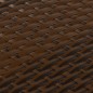 vidaXL Toldo para balcón ratán sintético marrón y negro 1000x100 cm vidaXL Toldo para balcón ratán sintético marrón y negro 1000x100 cm