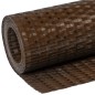 vidaXL Toldo para balcón ratán sintético marrón y negro 1000x100 cm vidaXL Toldo para balcón ratán sintético marrón y negro 1000x100 cm